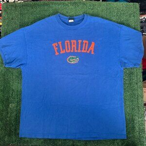 Vintage Y2K UF Florida Gators T-Shirt Blue XL Champs College University NCAA